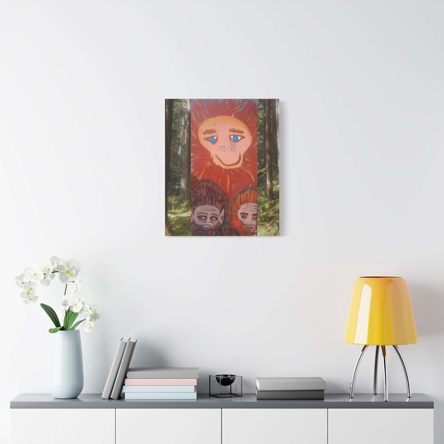 Big foot of the PNW by local artist - Colorful Bigfoot Design for Home Décor