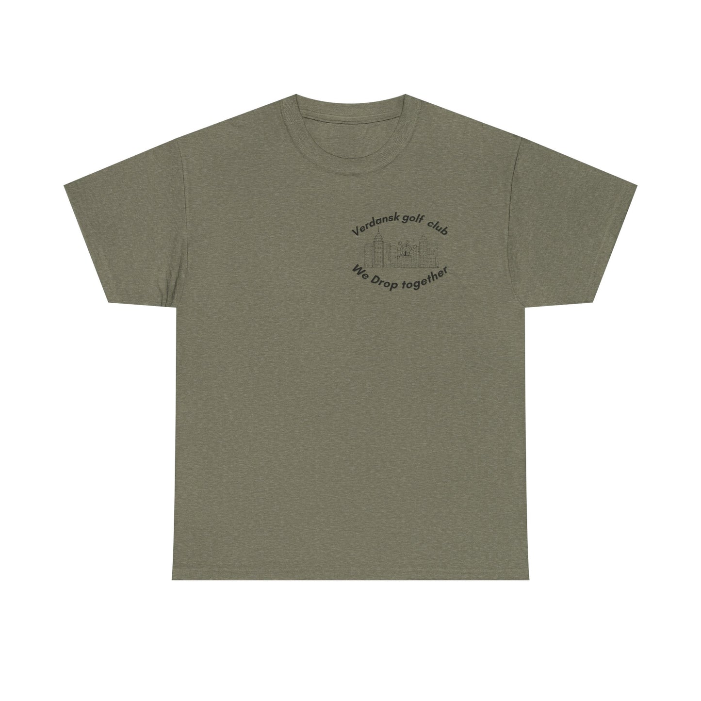 Verdansk Golf Club Heavy Cotton Tee - We Drop Together, Streetwear for Golf Lovers