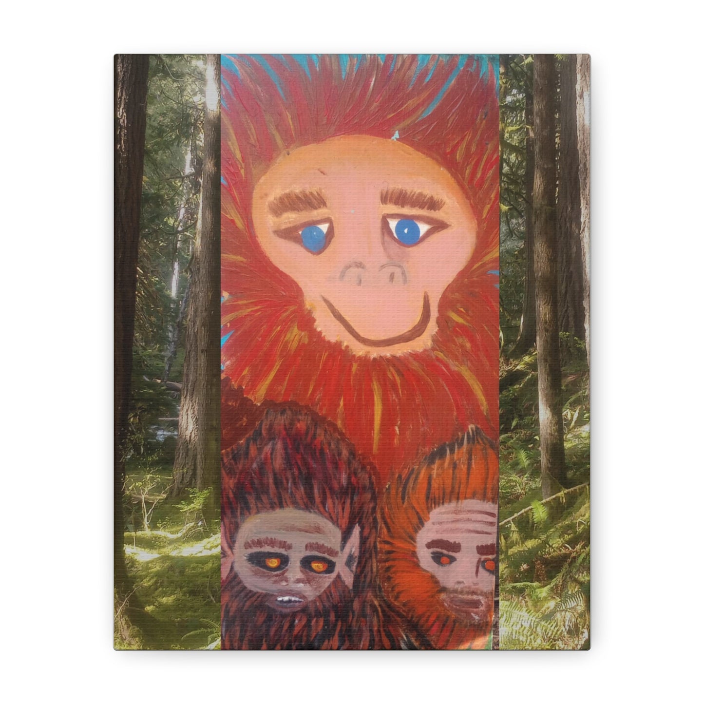 Big foot of the PNW by local artist - Colorful Bigfoot Design for Home Décor