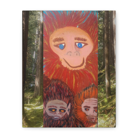 Big foot of the PNW by local artist - Colorful Bigfoot Design for Home Décor