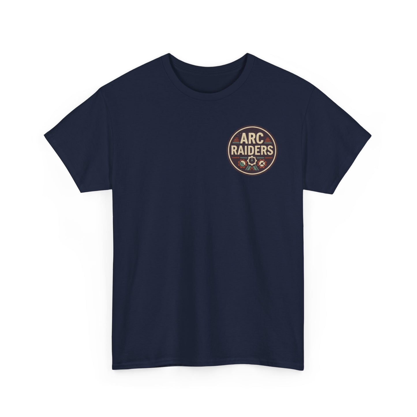 Arc Raiders Graphic Tee — Explore Salvage Survive Poster Backprint