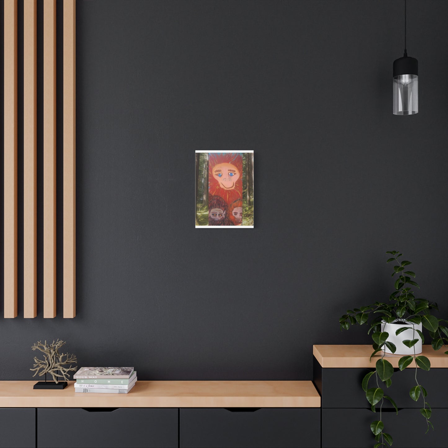 Big foot of the PNW by local artist - Colorful Bigfoot Design for Home Décor