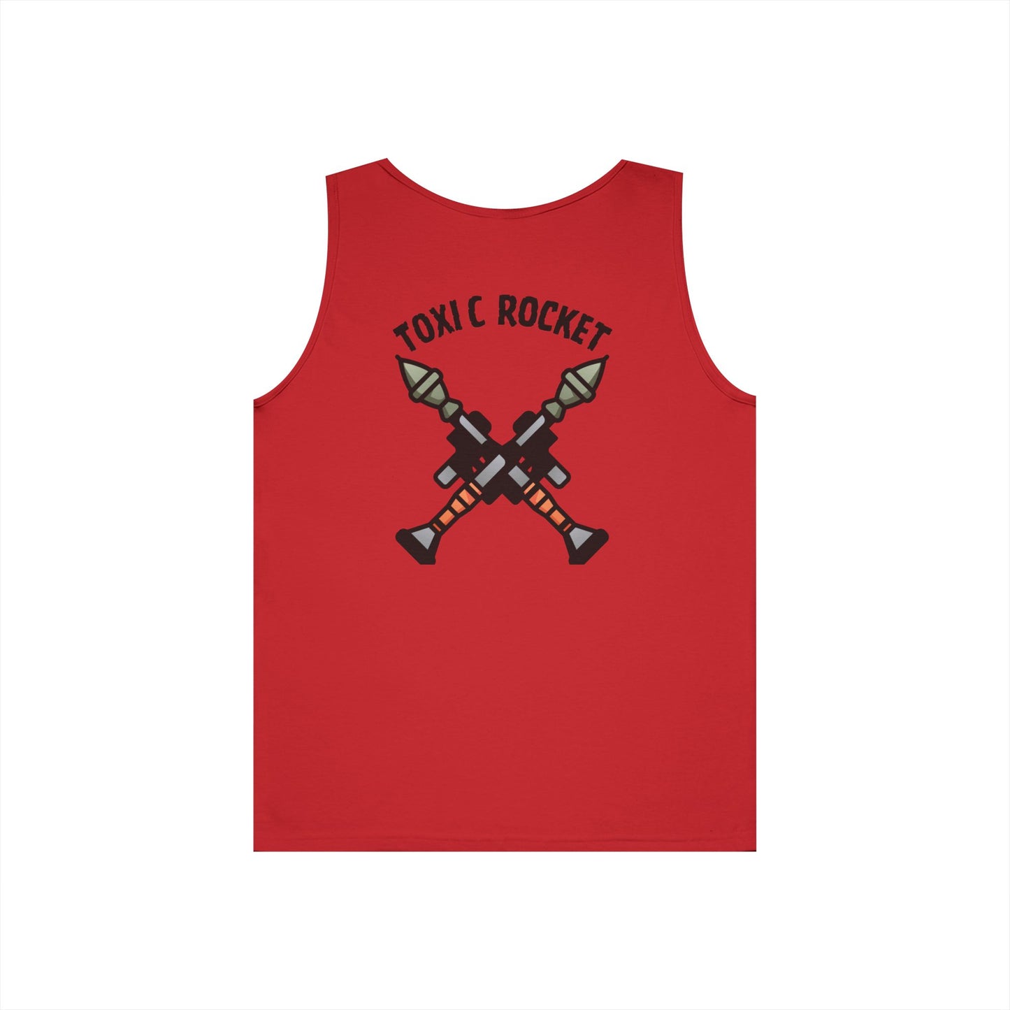 Nerdz Tavern & Toxic Rocket Unisex Heavy Cotton Tank Top - Perfect for Gamers & Comic Con Fans
