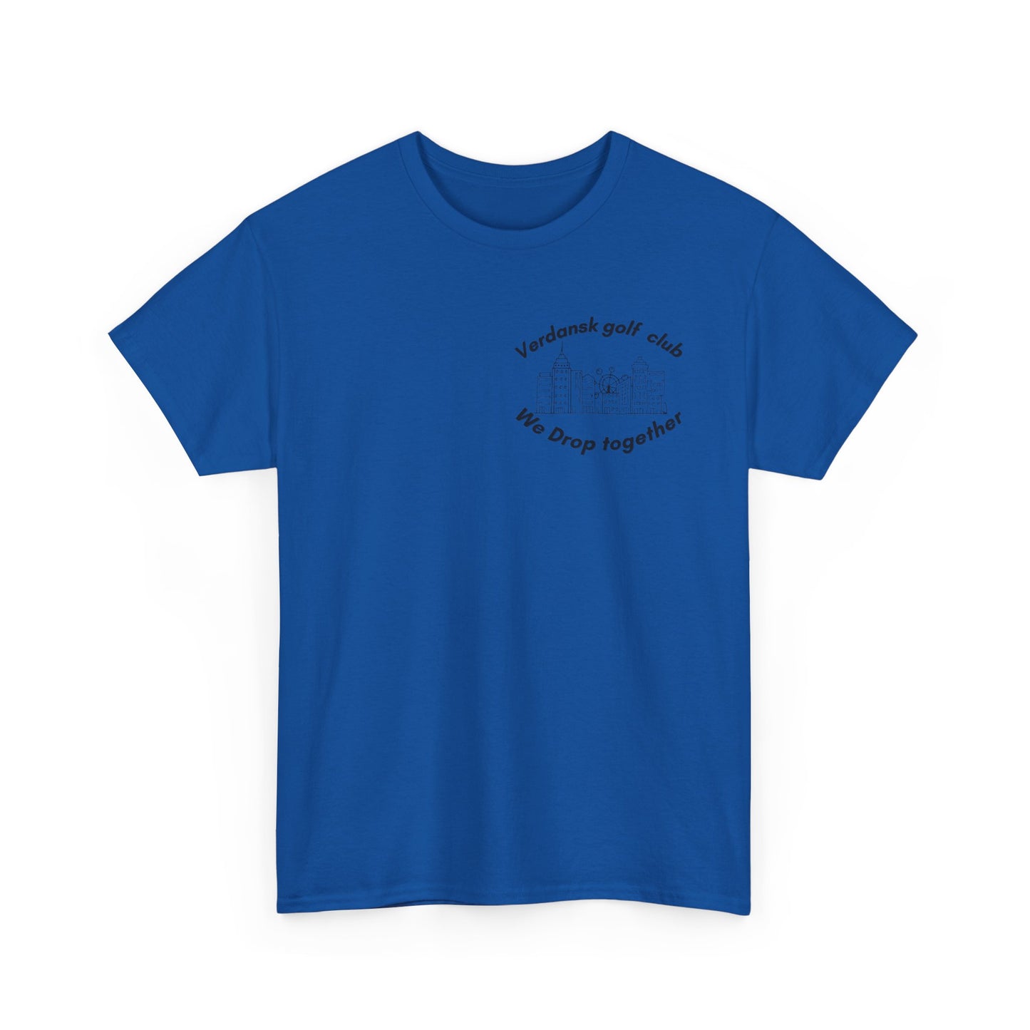 Verdansk Golf Club Heavy Cotton Tee - We Drop Together, Streetwear for Golf Lovers