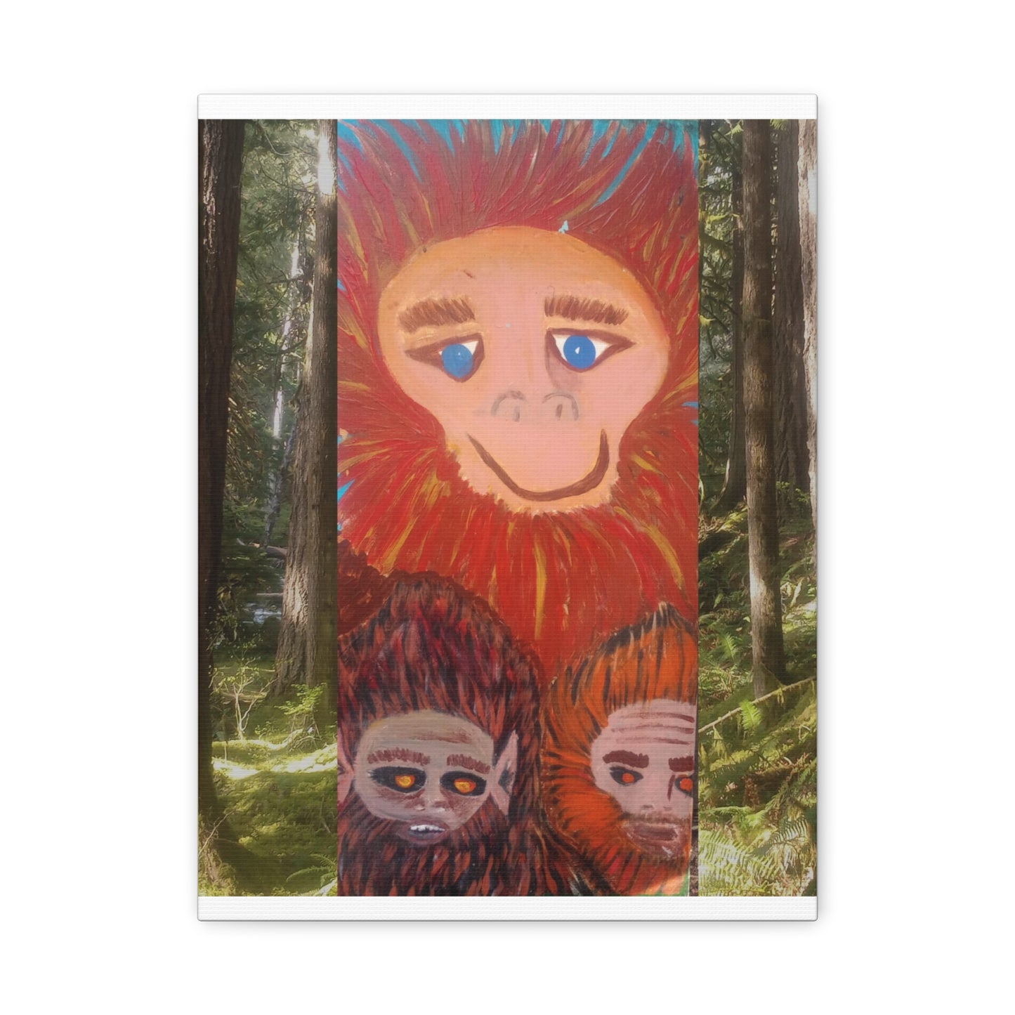 Big foot of the PNW by local artist - Colorful Bigfoot Design for Home Décor