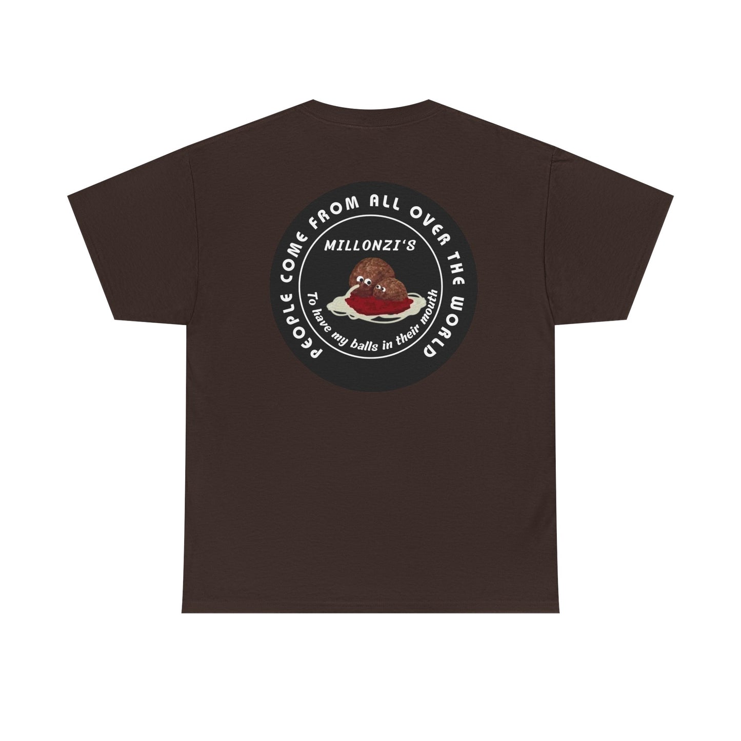Copy of Meatball request — "My Ballz Your Mouth" Italian Deli Graphic T-Shirt