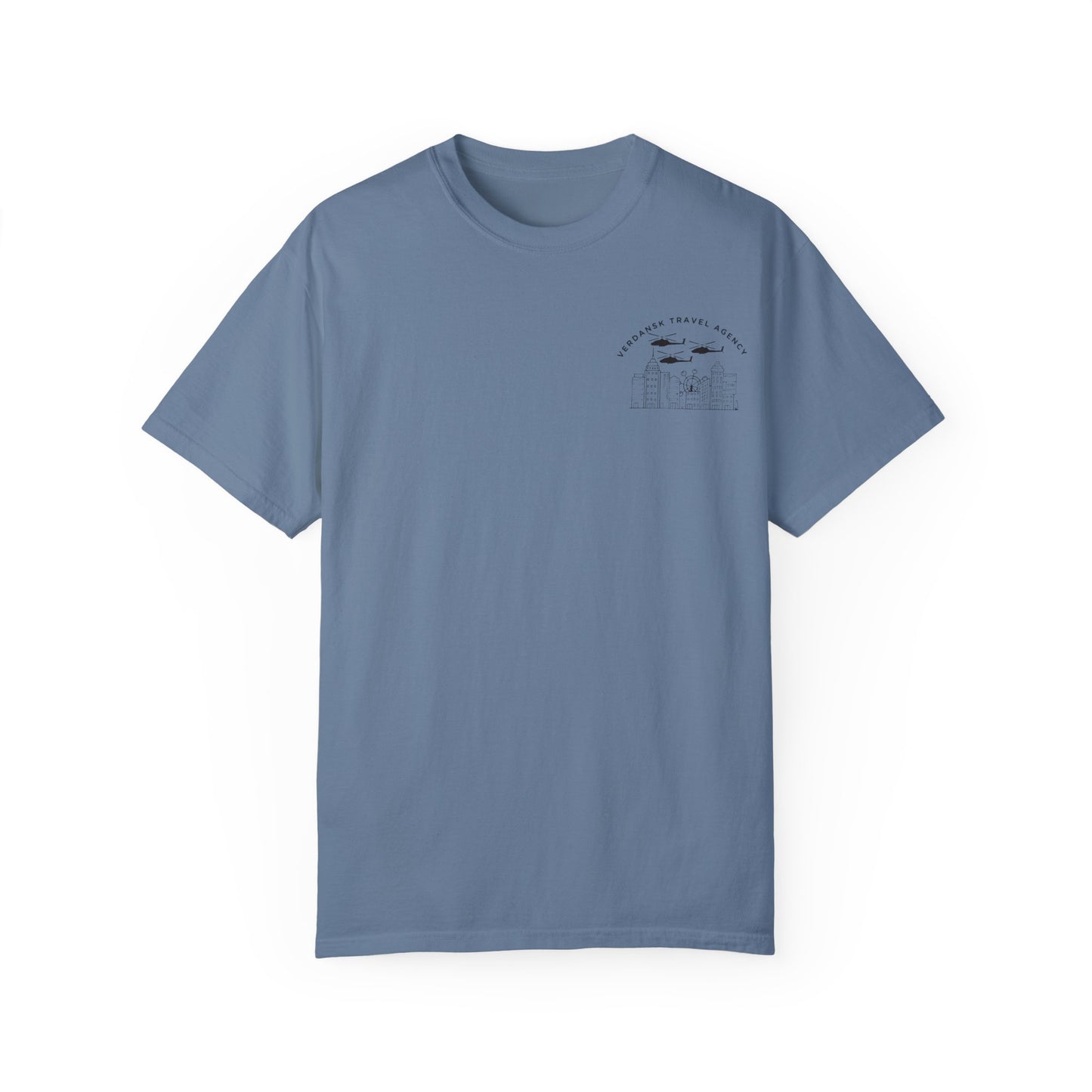 Unisex Garment-Dyed T-Shirt - Visit Downtown Verdansk Graphic Tee