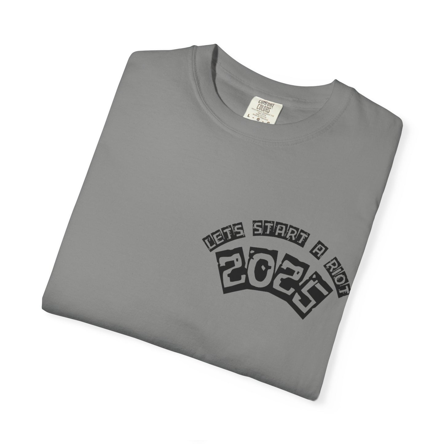 Lets Riot  Graphic T-Shirt with 2025 Design - Perfect for Casual Wear,