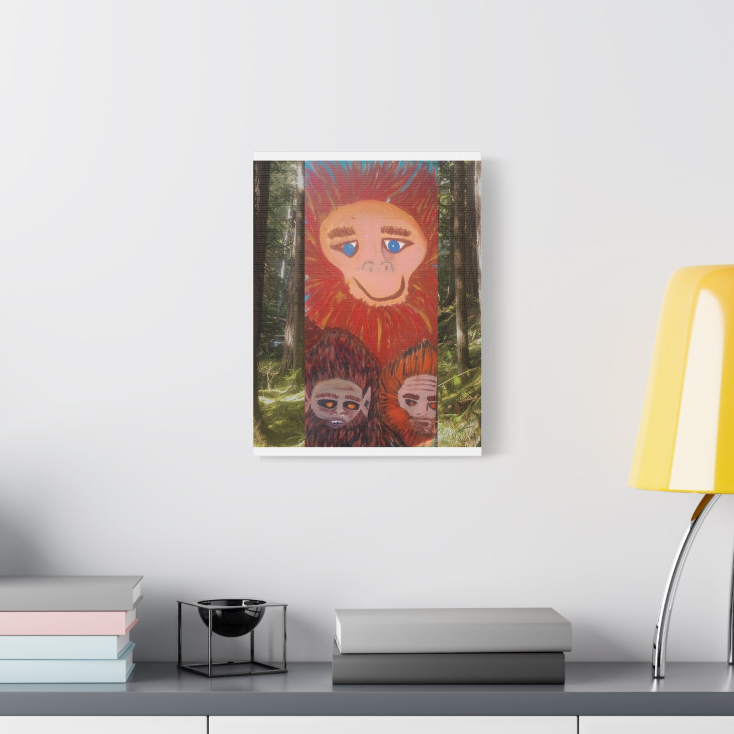 Big foot of the PNW by local artist - Colorful Bigfoot Design for Home Décor