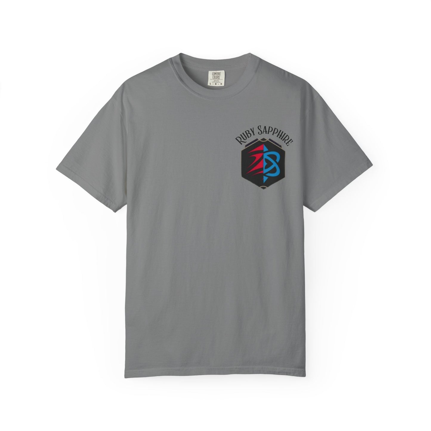 Garment-Dyed Unisex T-Shirt - Ruby Sapphire Design with Fun Quote