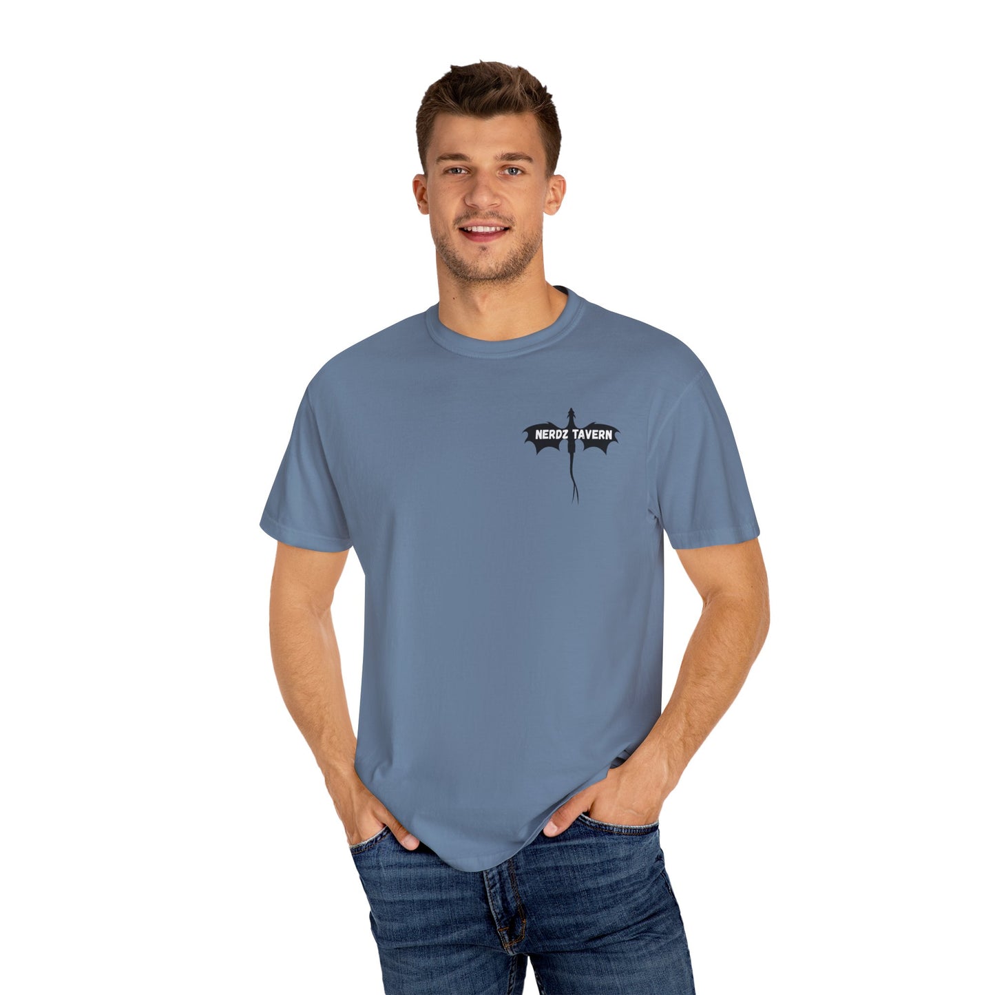 Nerd's Tavern Unisex Garment-Dyed T-Shirt - Casual Style for Gamers