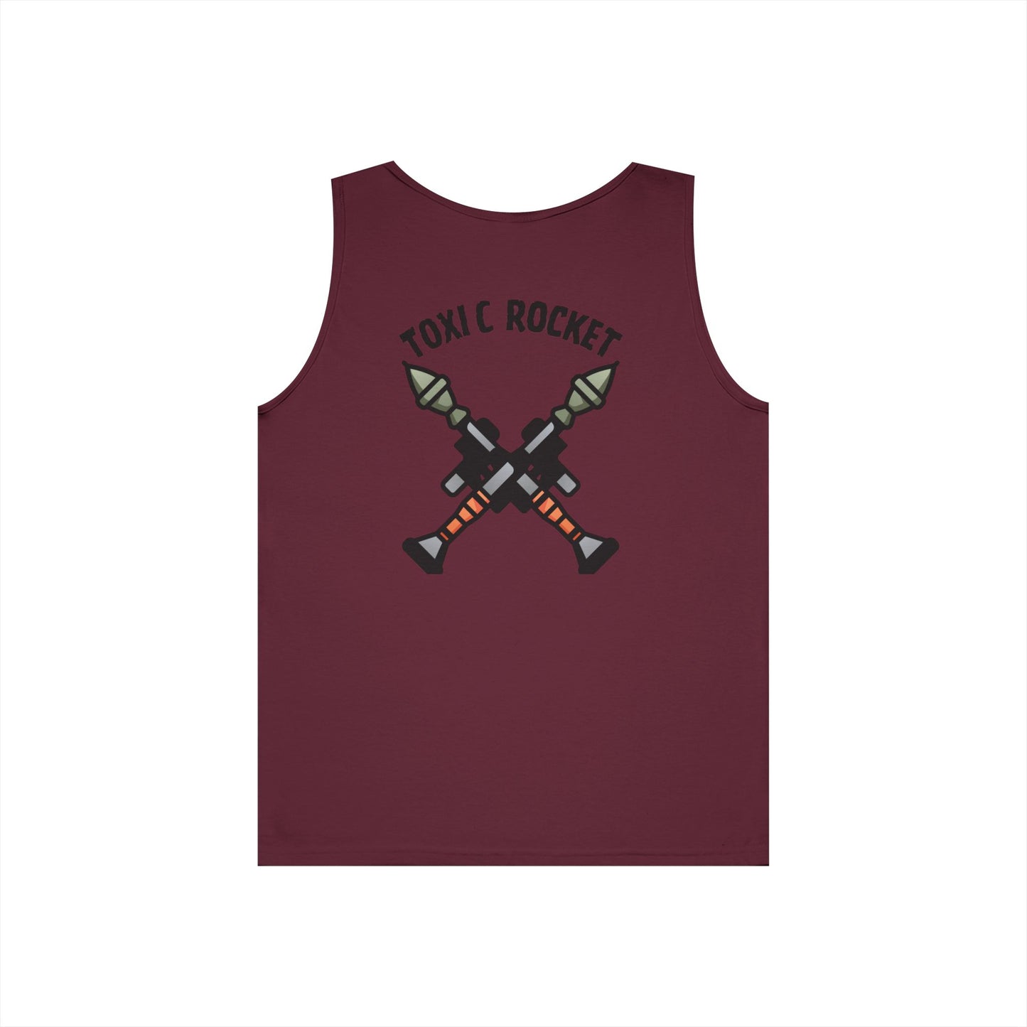 Nerdz Tavern & Toxic Rocket Unisex Heavy Cotton Tank Top - Perfect for Gamers & Comic Con Fans