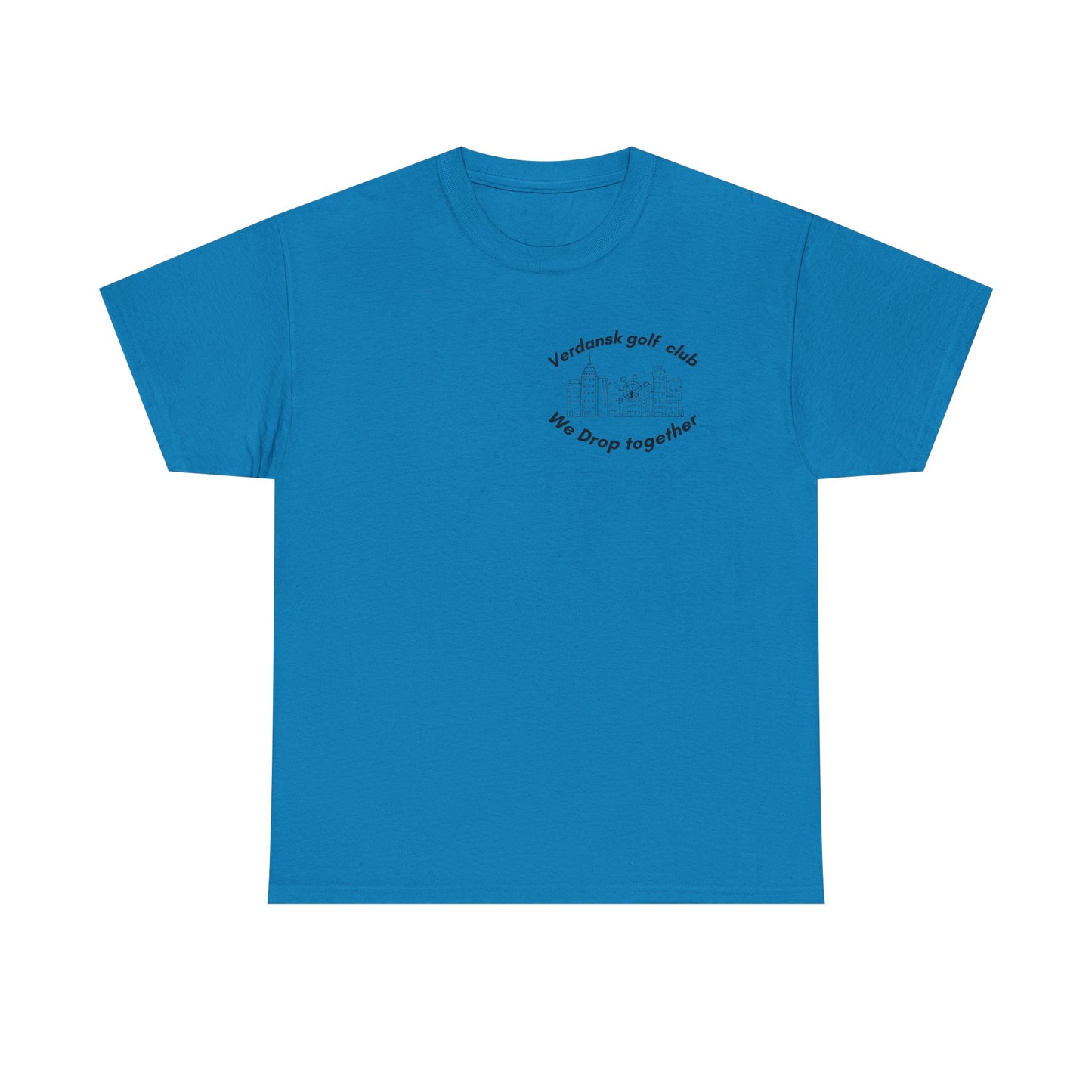 Verdansk Golf Club Heavy Cotton Tee - We Drop Together, Streetwear for Golf Lovers