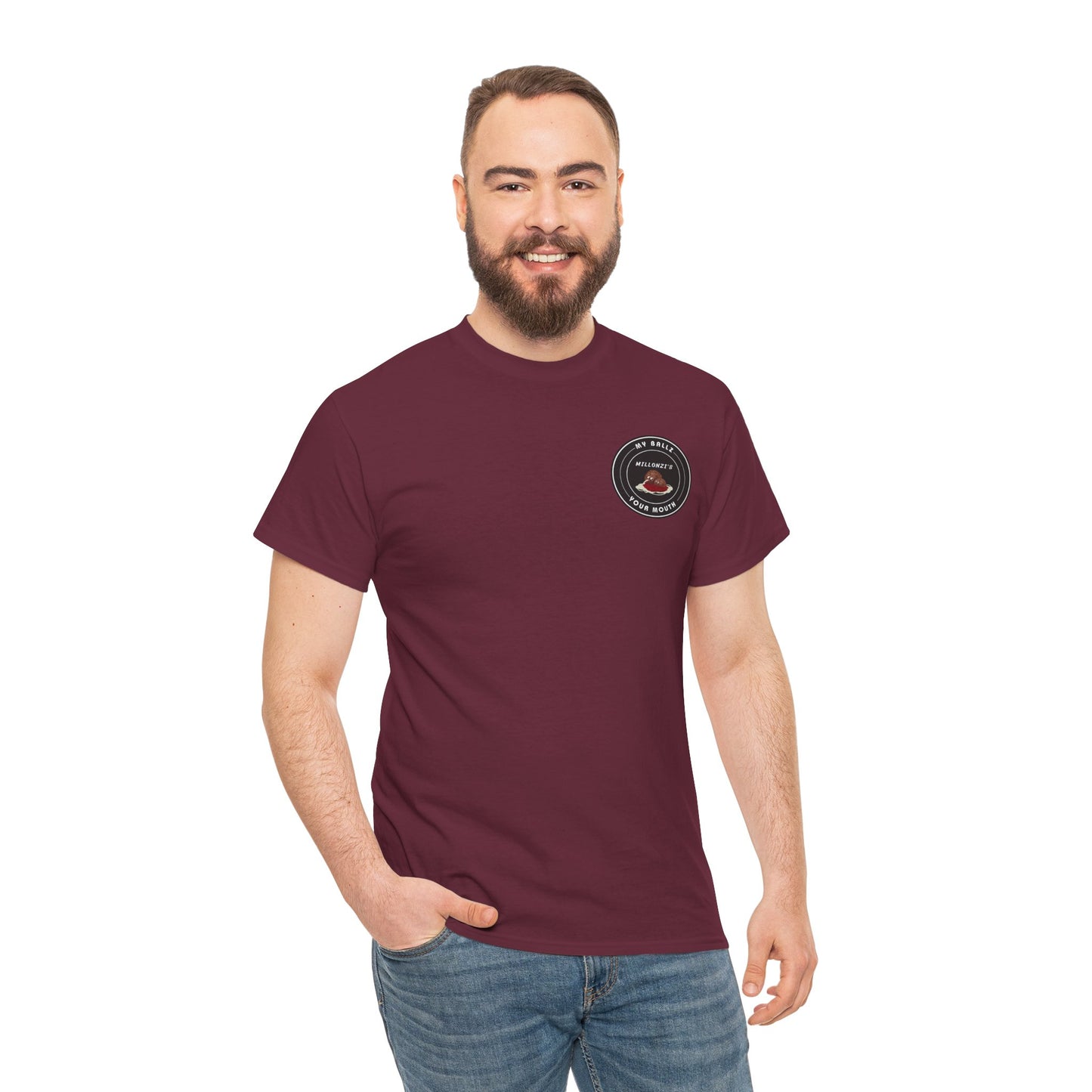 Copy of Meatball request — "My Ballz Your Mouth" Italian Deli Graphic T-Shirt