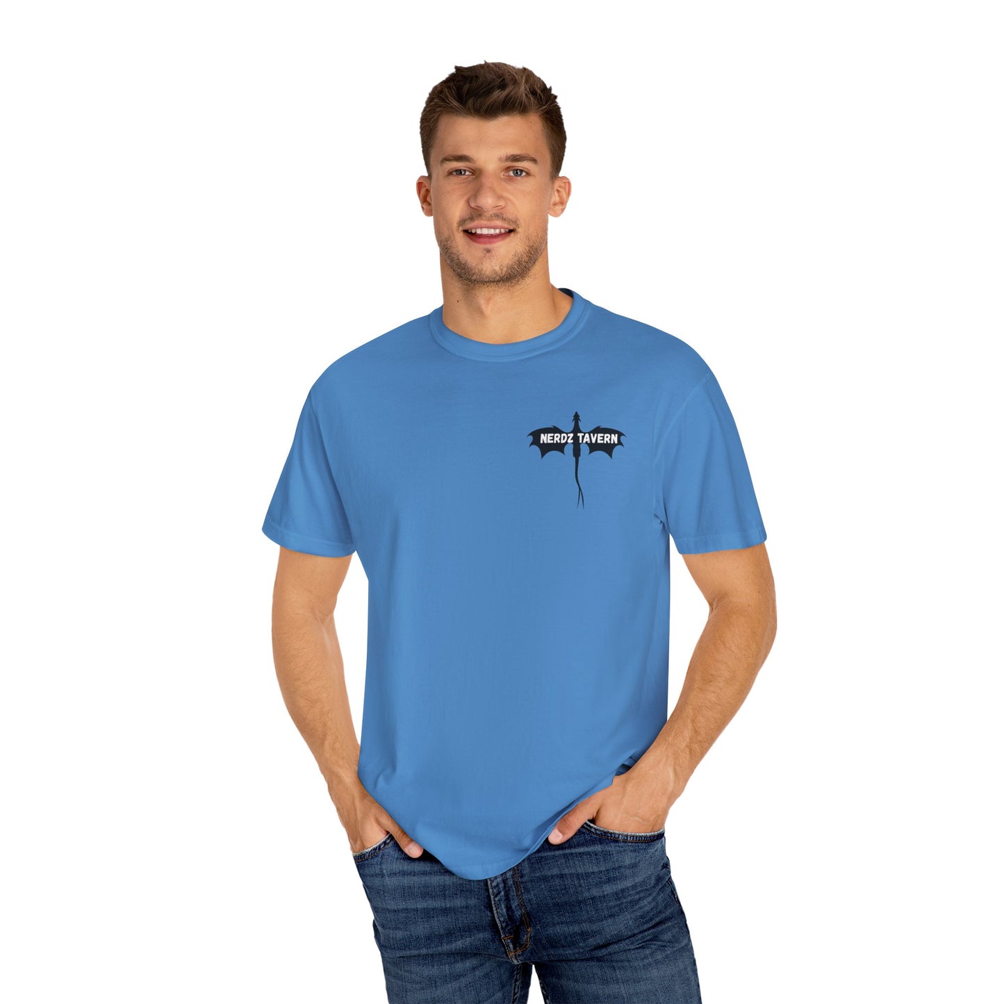 Nerd's Tavern Unisex Garment-Dyed T-Shirt - Casual Style for Gamers