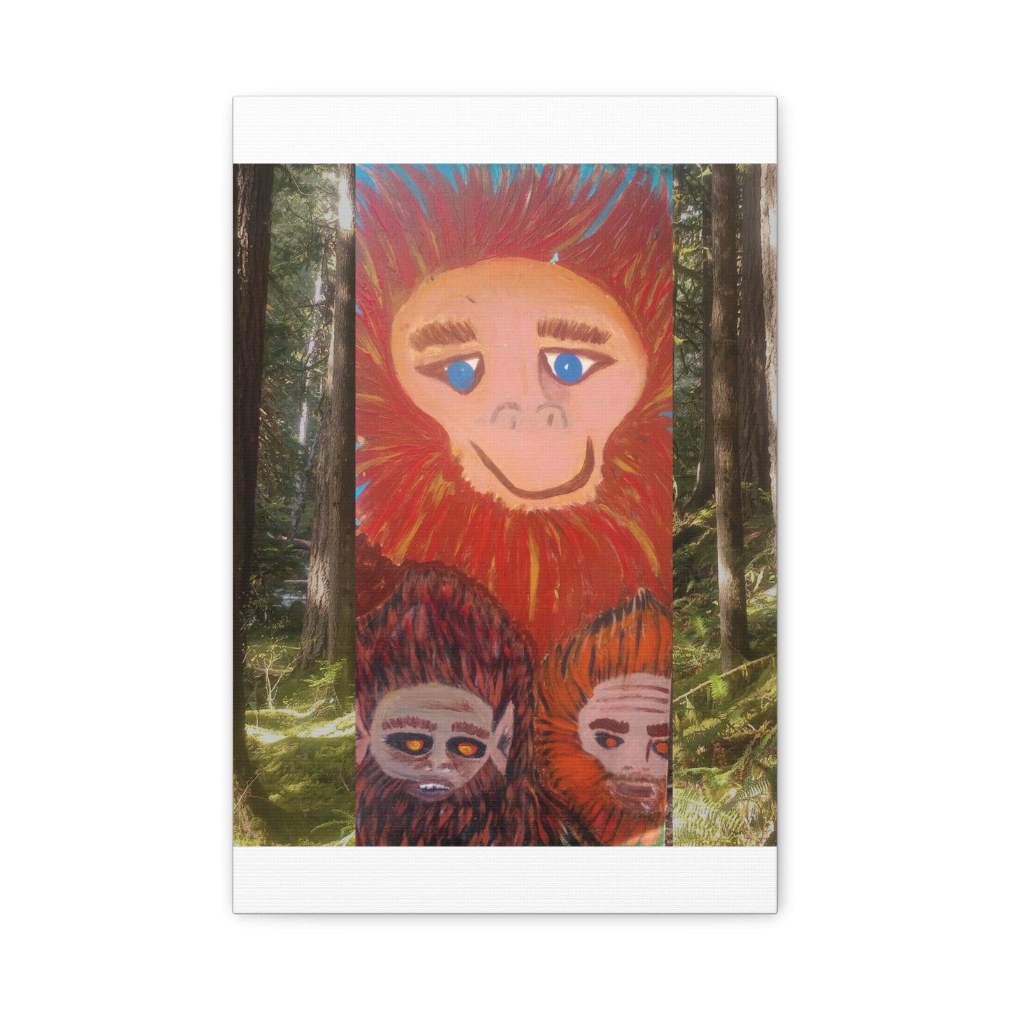 Big foot of the PNW by local artist - Colorful Bigfoot Design for Home Décor
