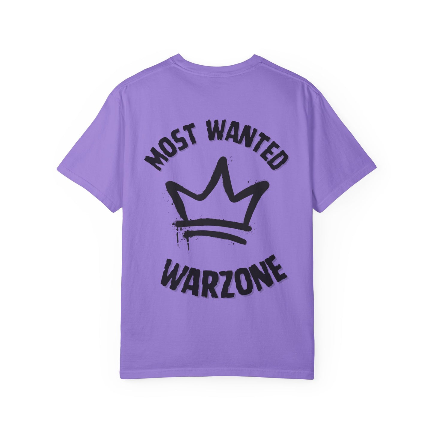 Unisex Garment-Dyed T-Shirt | Most Wanted Warzone Graphic Tee