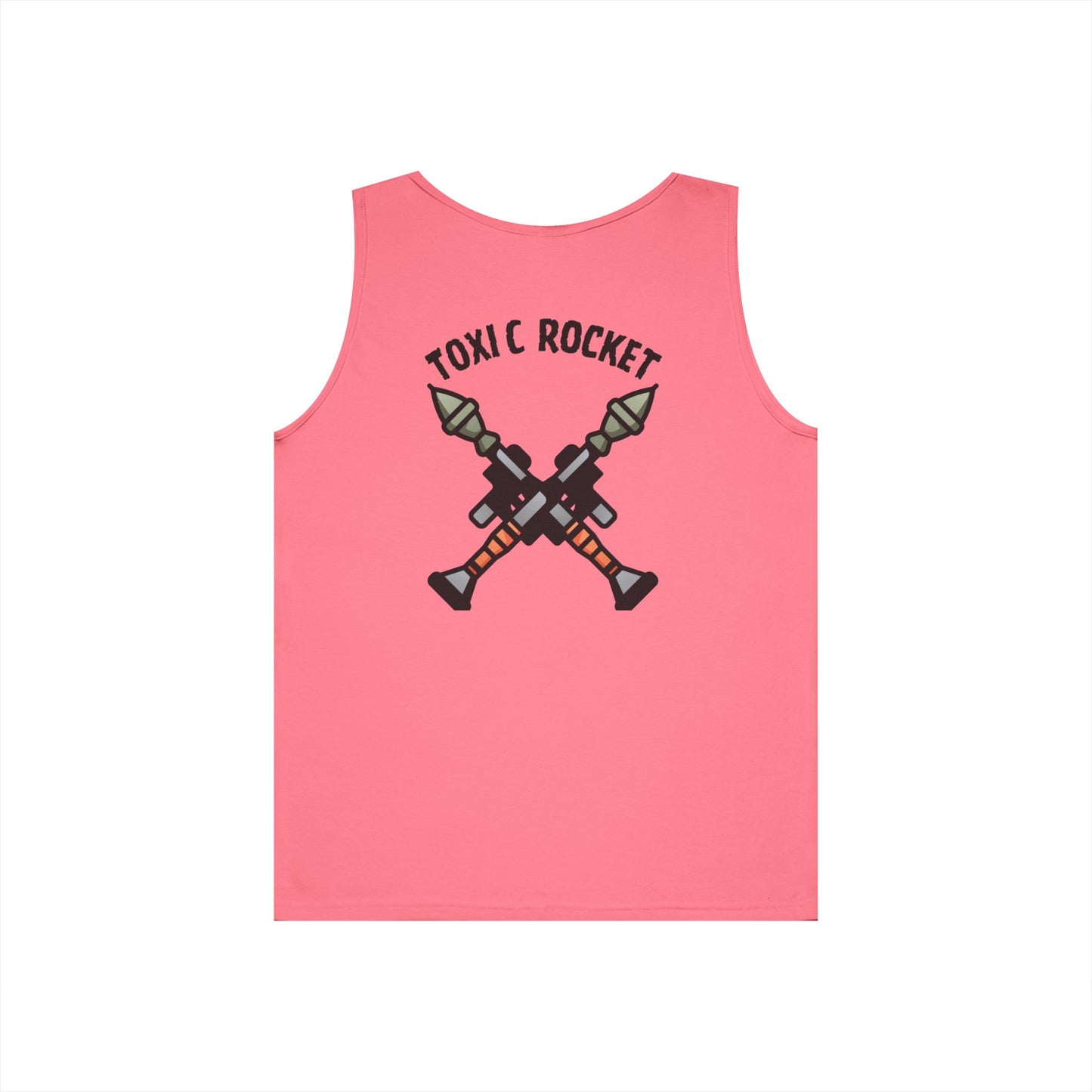 Nerdz Tavern & Toxic Rocket Unisex Heavy Cotton Tank Top - Perfect for Gamers & Comic Con Fans