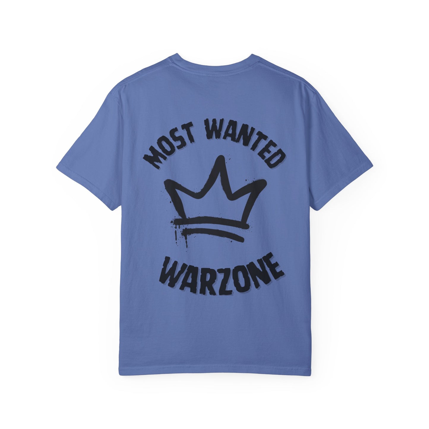Unisex Garment-Dyed T-Shirt | Most Wanted Warzone Graphic Tee