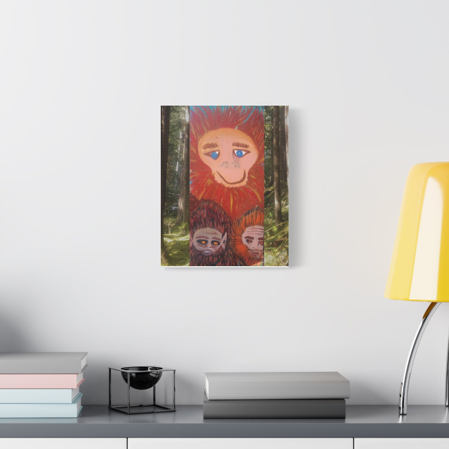 Big foot of the PNW by local artist - Colorful Bigfoot Design for Home Décor