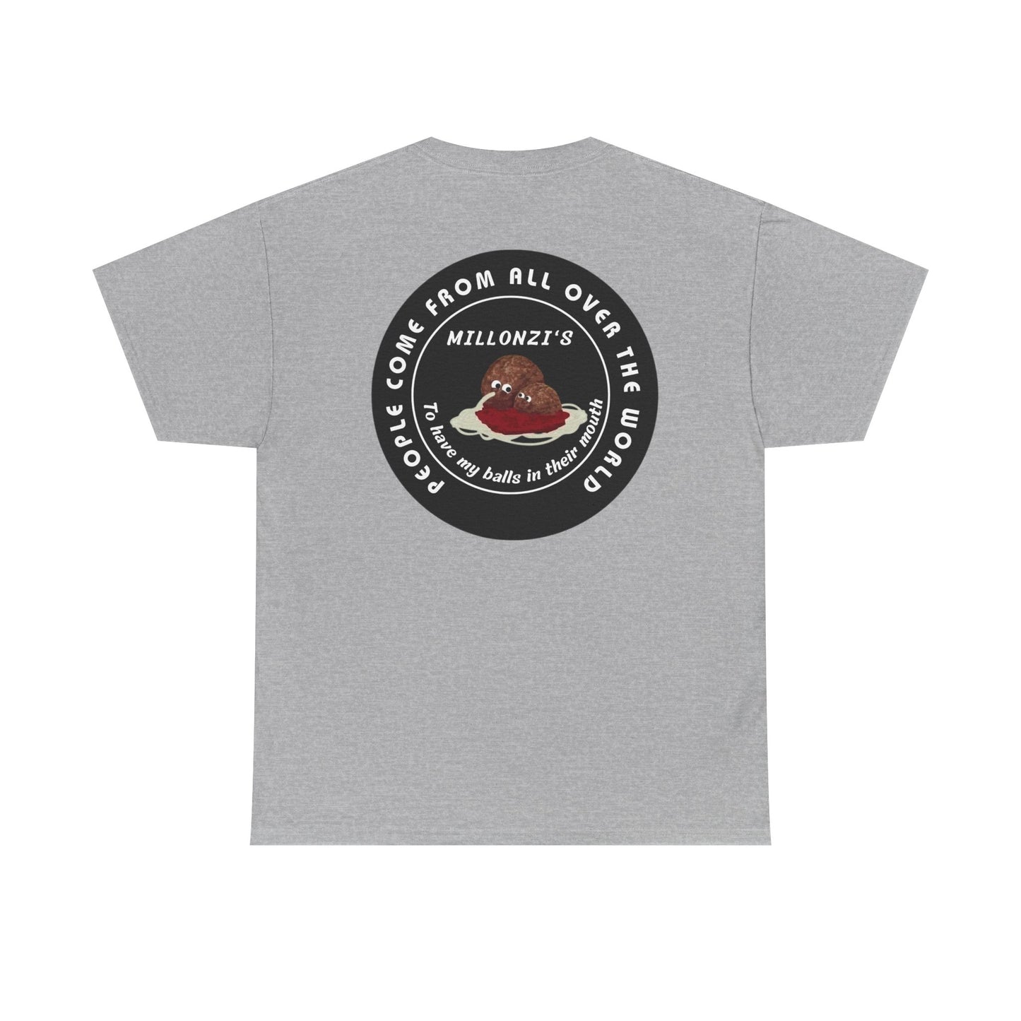 Copy of Meatball request — "My Ballz Your Mouth" Italian Deli Graphic T-Shirt