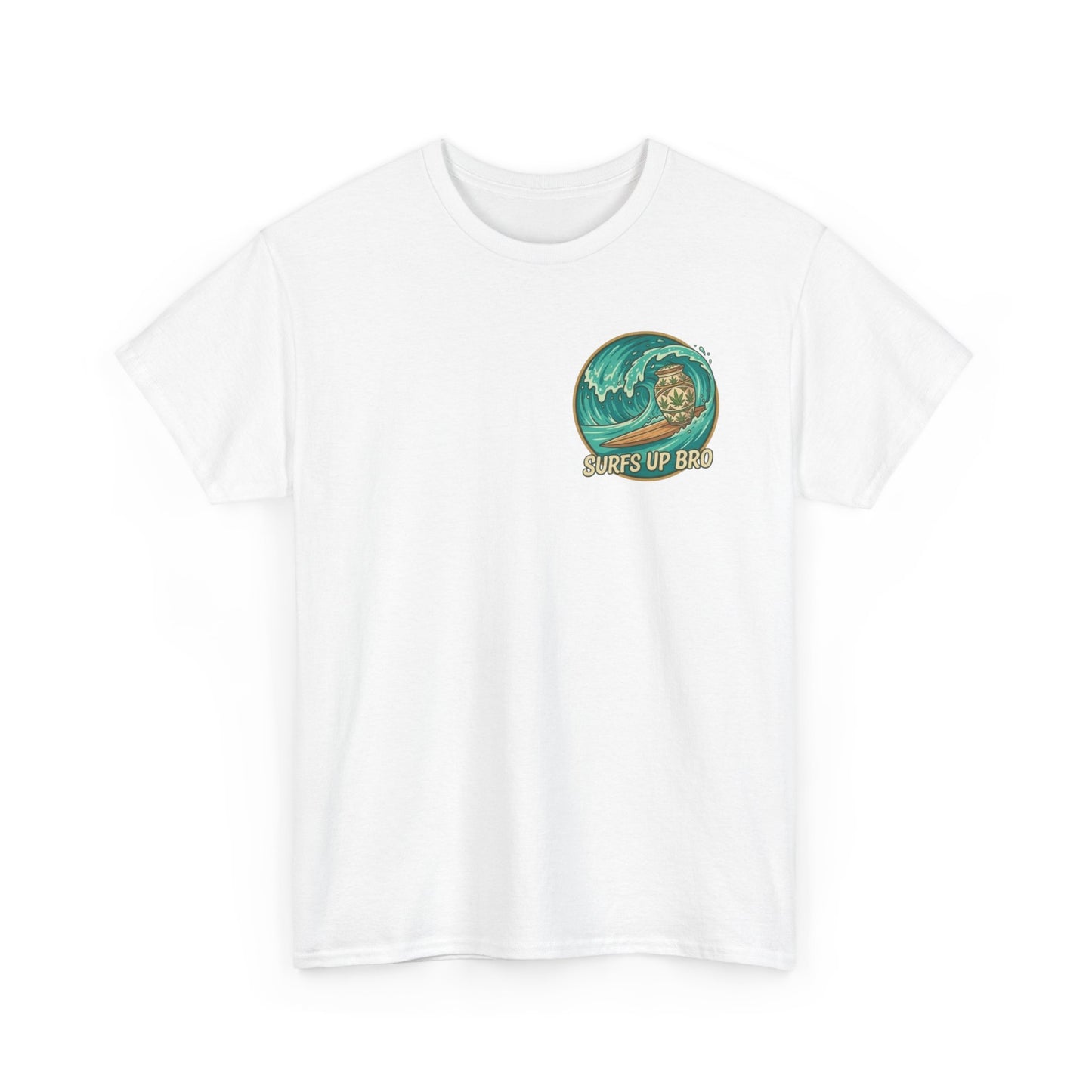 Bro Woulda Wanted It' Graphic Tee (Beach Wave Chest Accent)