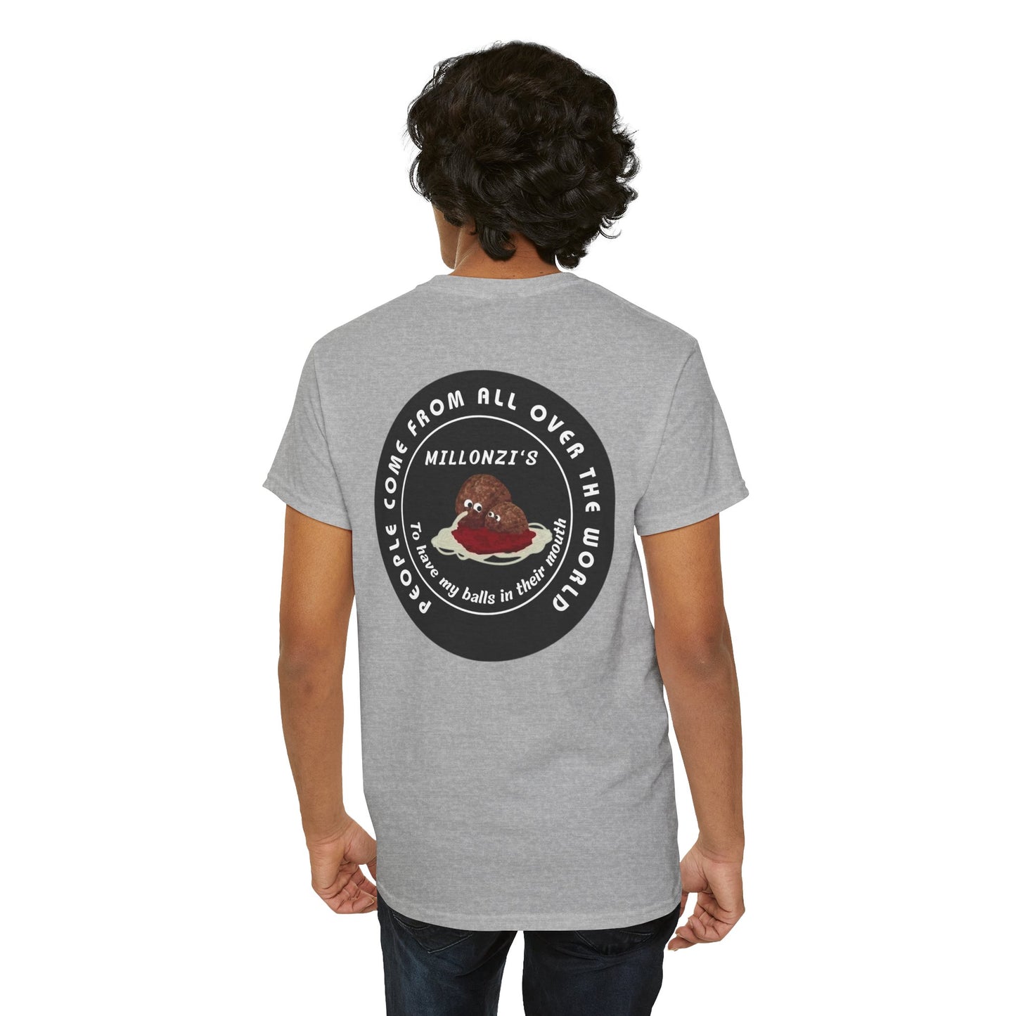 Copy of Meatball request — "My Ballz Your Mouth" Italian Deli Graphic T-Shirt