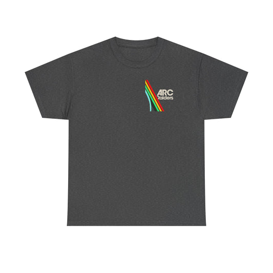 ARC Raiders Retro Sci‑Fi T‑Shirt — "Fight the ARC, Fear the Raiders"