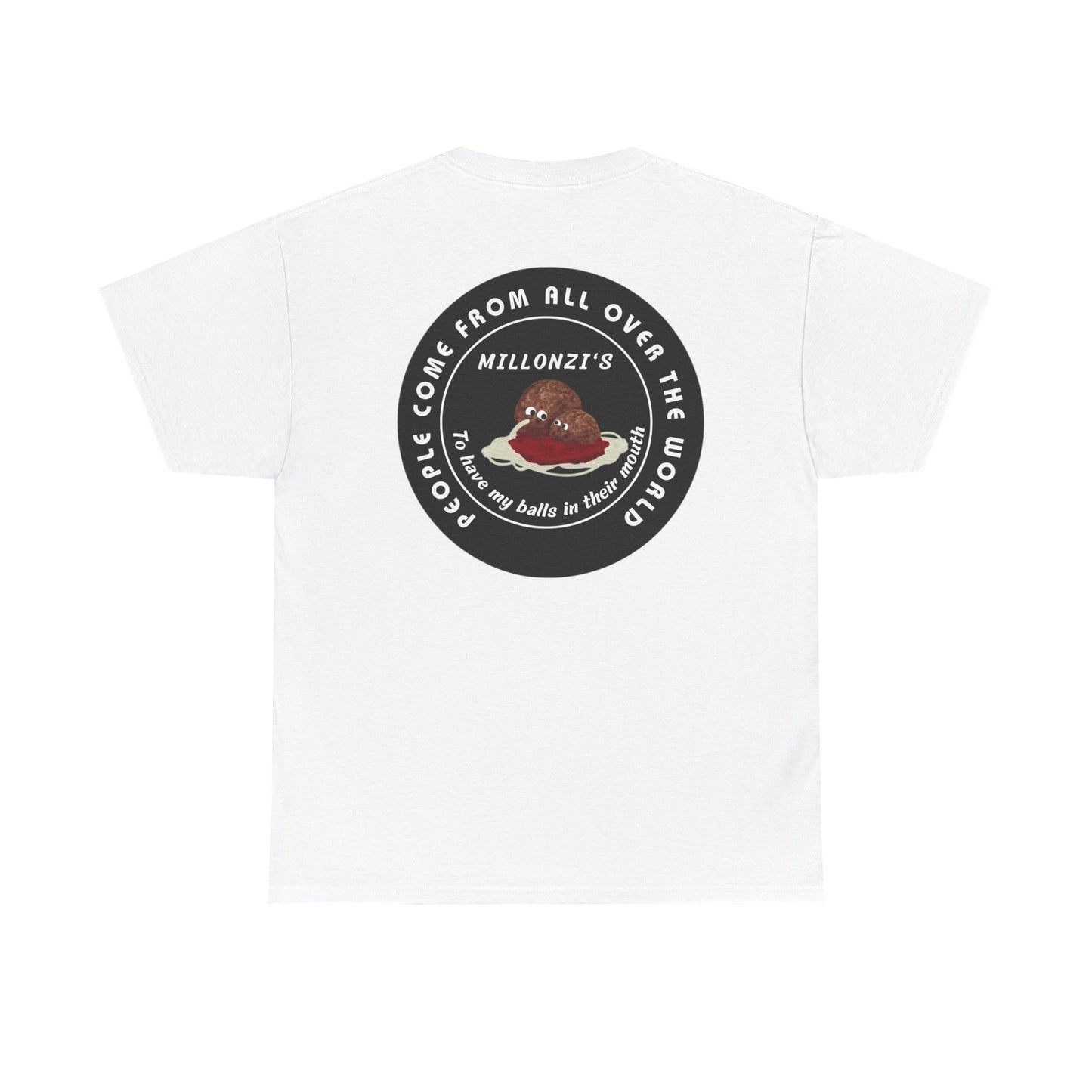Copy of Meatball request — "My Ballz Your Mouth" Italian Deli Graphic T-Shirt