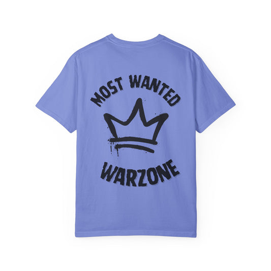 Unisex Garment-Dyed T-Shirt | Most Wanted Warzone Graphic Tee