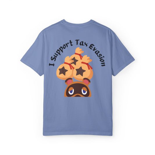 I support Tax Evasion Fun Statement Tee for Gamers, Gifts for Friends, Casual Wear, Unique Birthday Present, Quirky Apparel