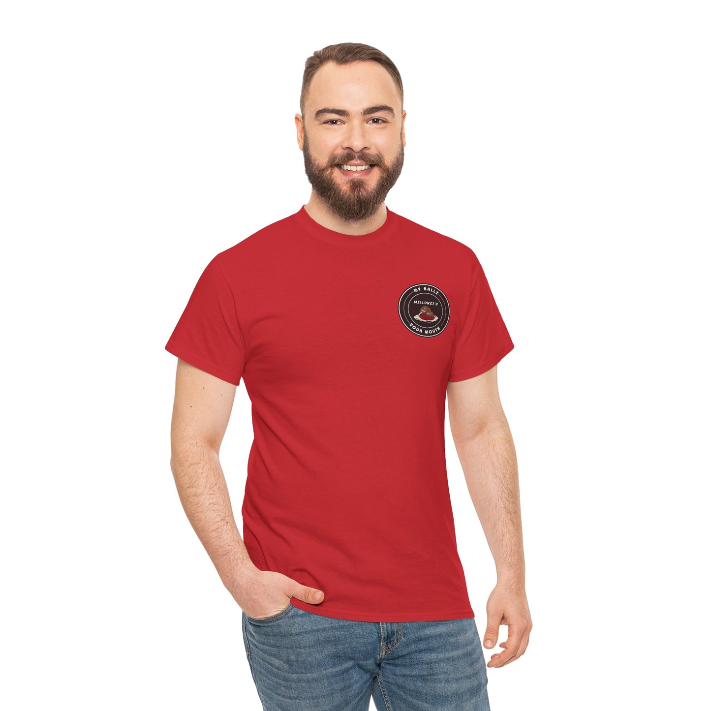 Copy of Meatball request — "My Ballz Your Mouth" Italian Deli Graphic T-Shirt