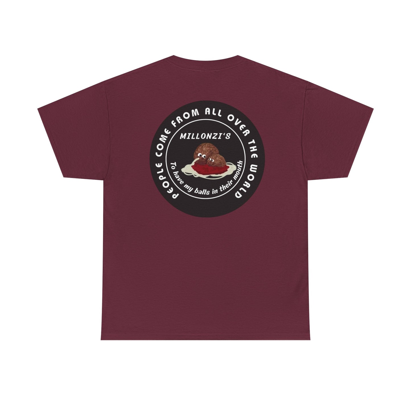 Copy of Meatball request — "My Ballz Your Mouth" Italian Deli Graphic T-Shirt