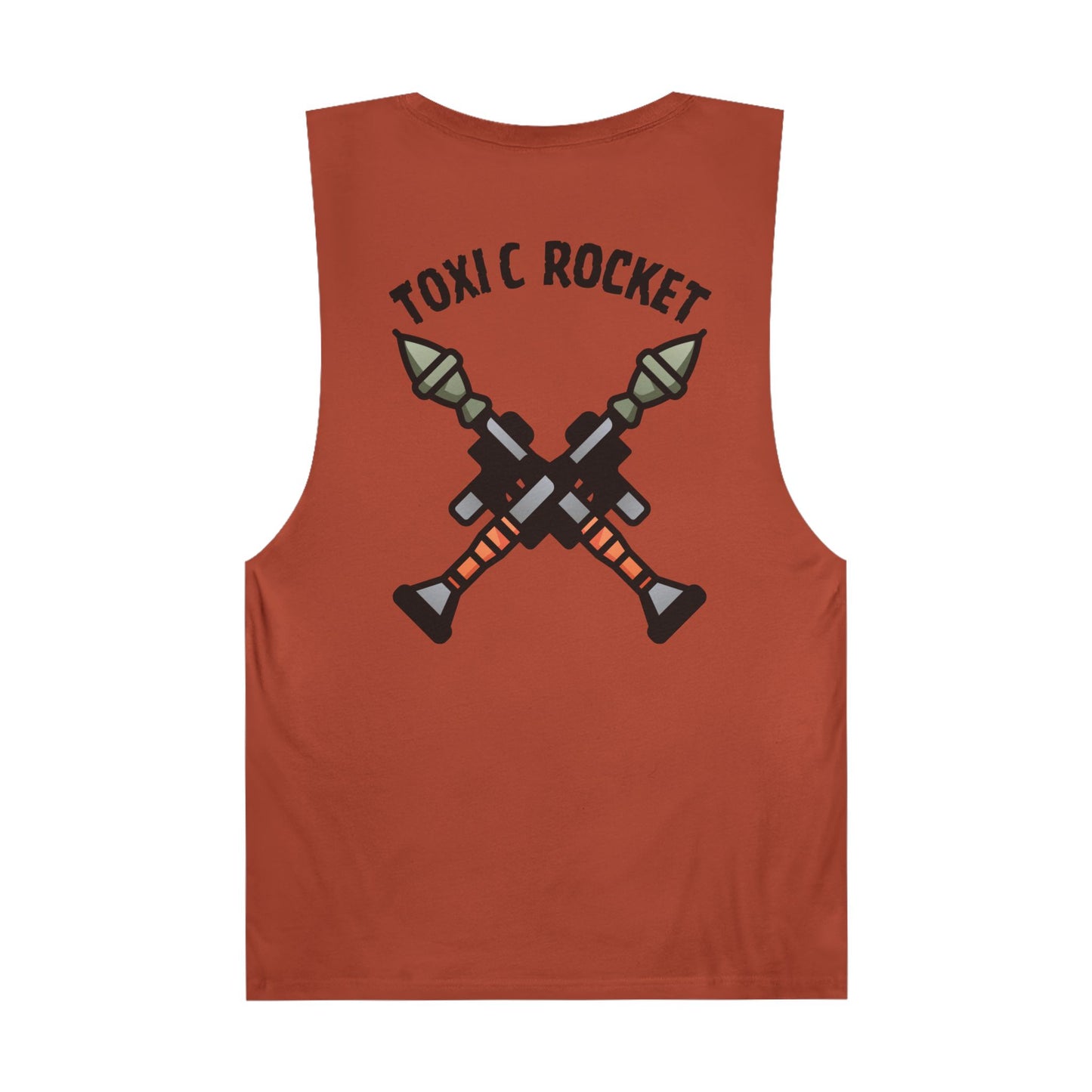 Large size Nerdz Tavern Unisex Tank Top - Casual Gaming Apparel with Toxic Rocket Design