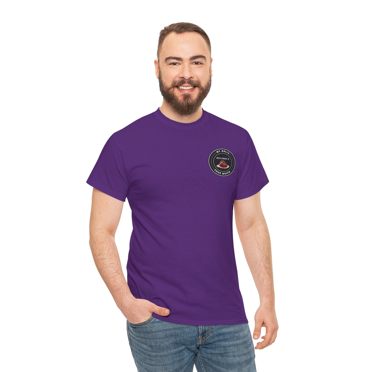 Meatball request — "My Ballz Your Mouth" Italian Deli Graphic T-Shirt