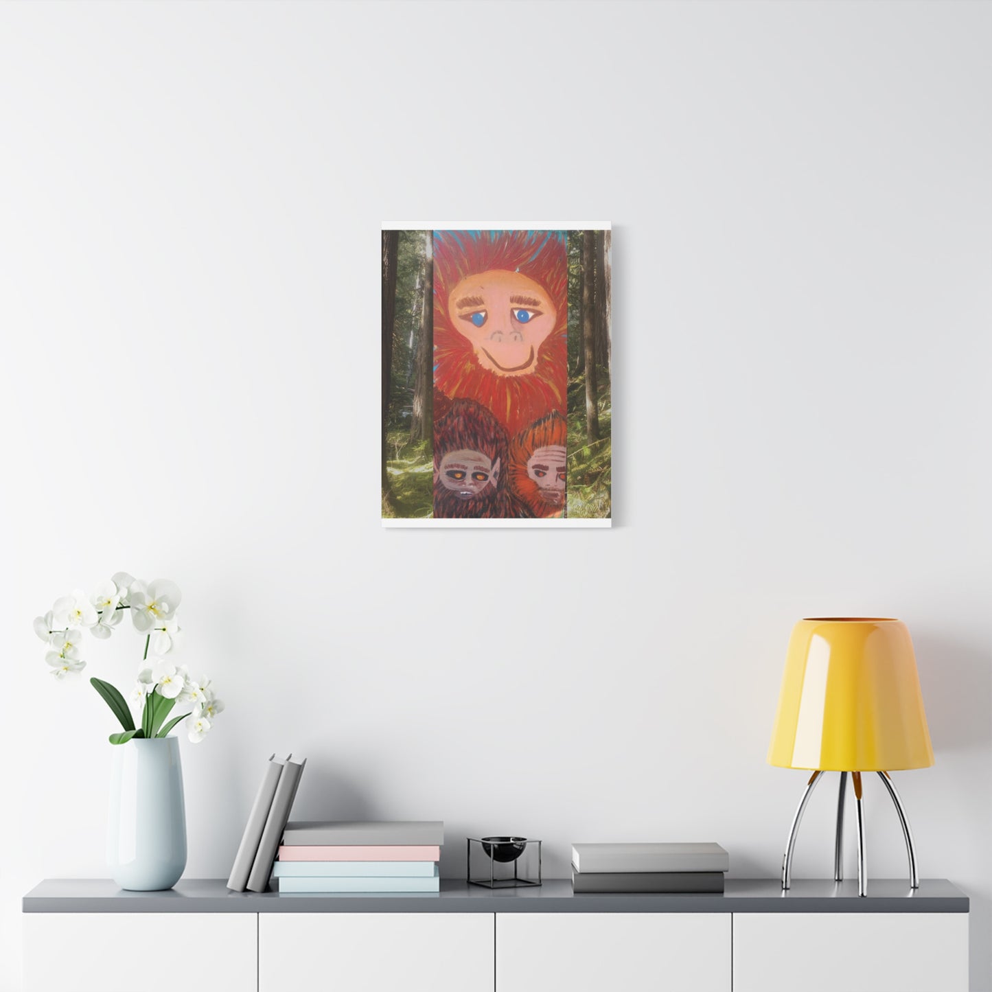 Big foot of the PNW by local artist - Colorful Bigfoot Design for Home Décor