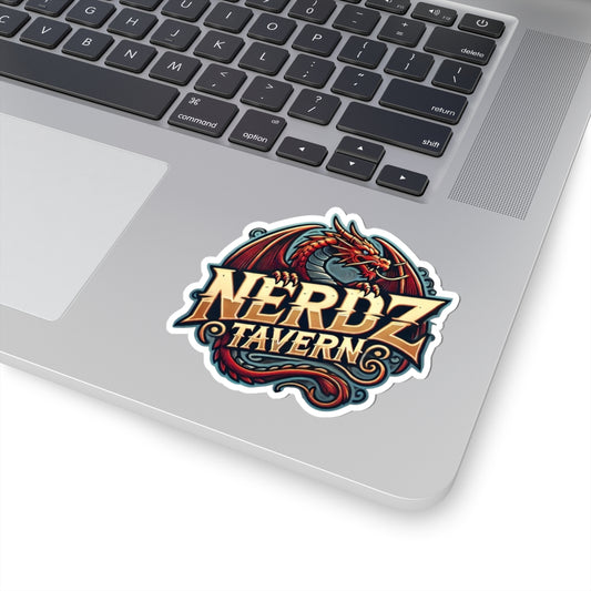 Nerdz Tavern Dragon Kiss-Cut Stickers | Perfect for Gamers & Fantasy Lovers