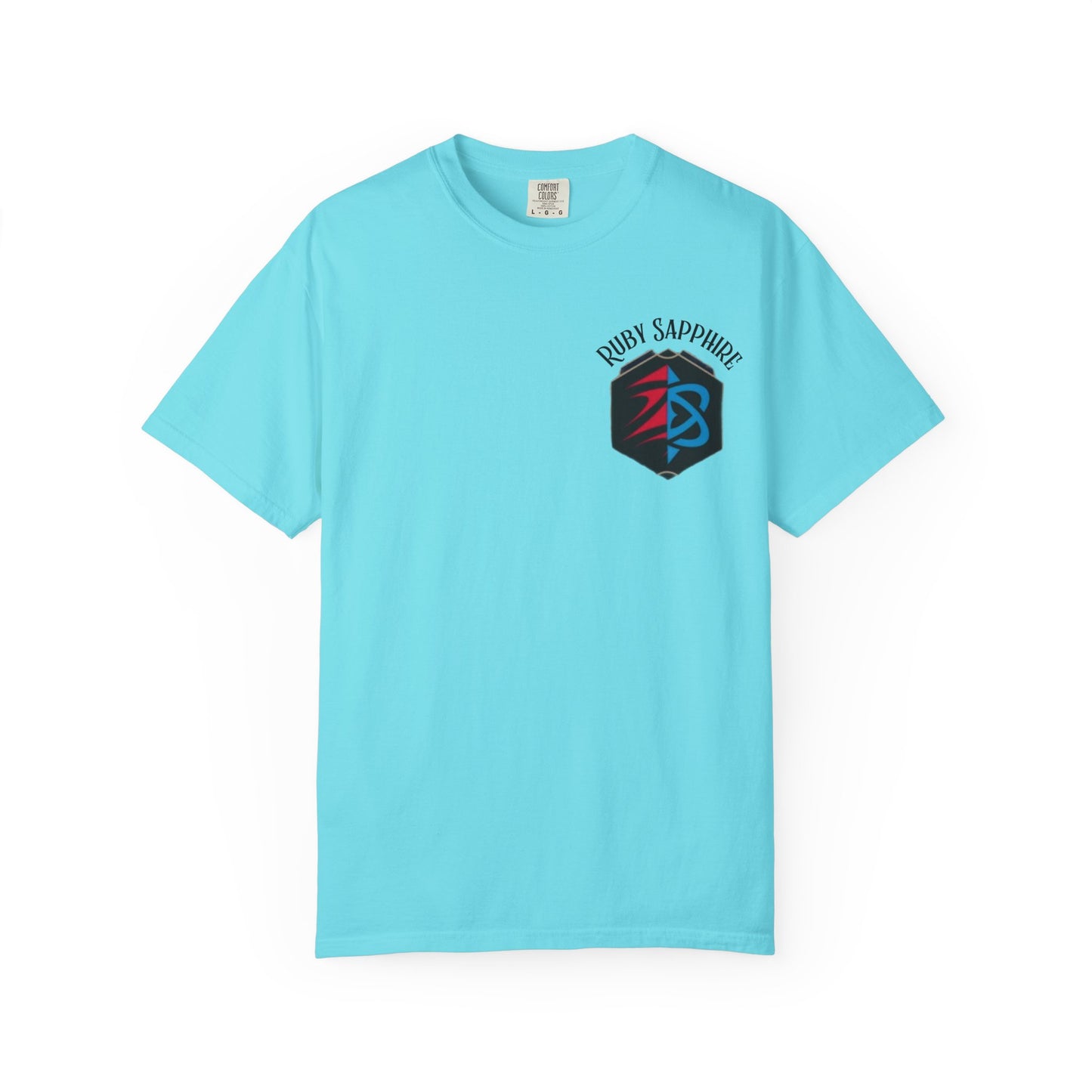 Garment-Dyed Unisex T-Shirt - Ruby Sapphire Design with Fun Quote