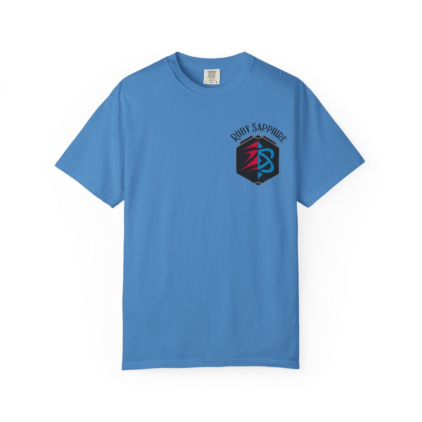 Garment-Dyed Unisex T-Shirt - Ruby Sapphire Design with Fun Quote