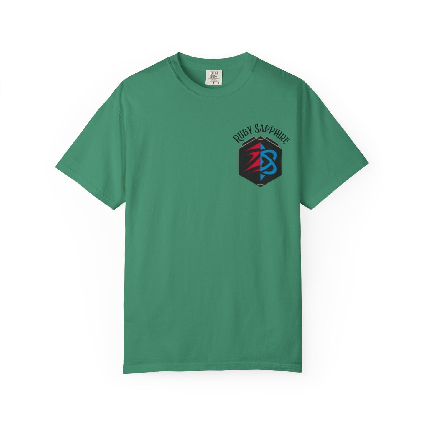 Garment-Dyed Unisex T-Shirt - Ruby Sapphire Design with Fun Quote