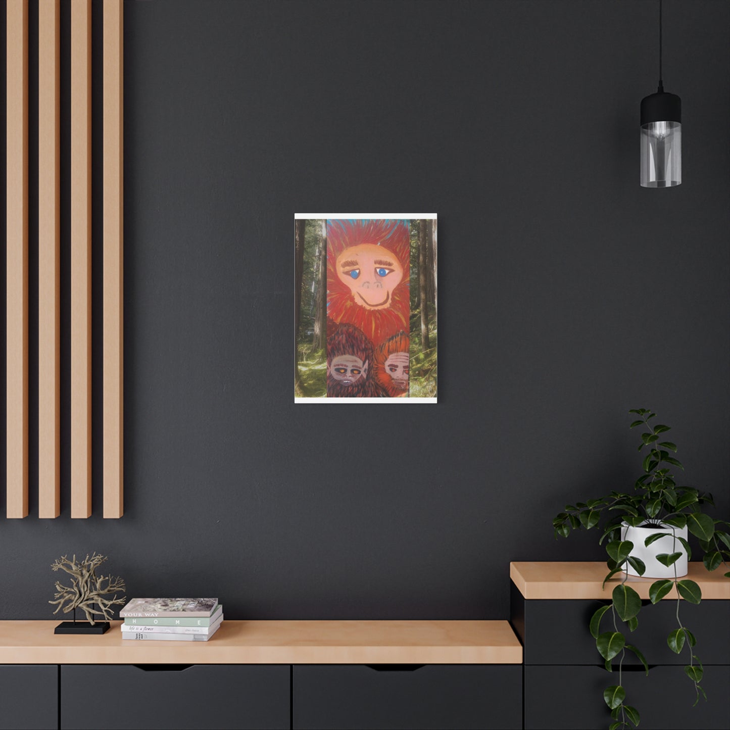 Big foot of the PNW by local artist - Colorful Bigfoot Design for Home Décor